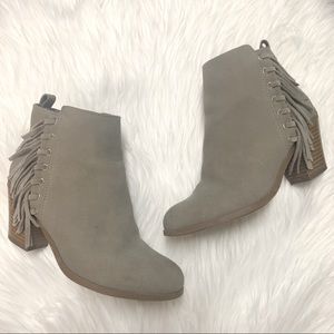 Circus by Sam Edelman | Lennon gray fringe boots